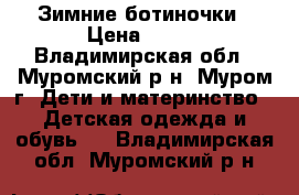 Зимние ботиночки › Цена ­ 250 - Владимирская обл., Муромский р-н, Муром г. Дети и материнство » Детская одежда и обувь   . Владимирская обл.,Муромский р-н